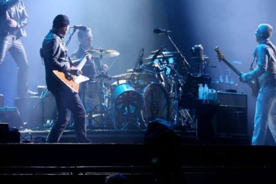 
	Apresenta&ccedil;&atilde;o do U2: trabalho ser&aacute; lan&ccedil;ado em 9 de dezembro
 (Sandra Mu/Getty Images)