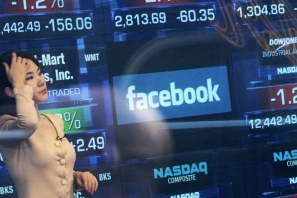 Ações do Facebook fecham em forte baixa de 6,35%