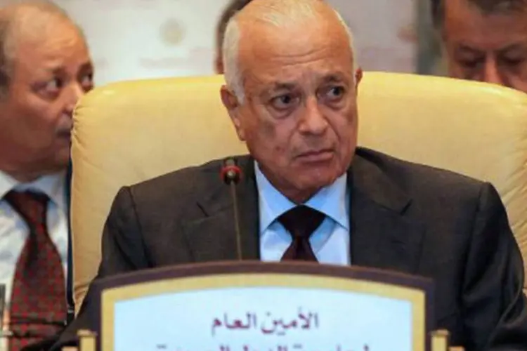 Segundo o secretário-geral da organização, Nabil al  Arabi, o plano árabe também defende o "início de um diálogo entre todos os componentes da oposição e do regime"
 (Karim Jaafar/AFP)