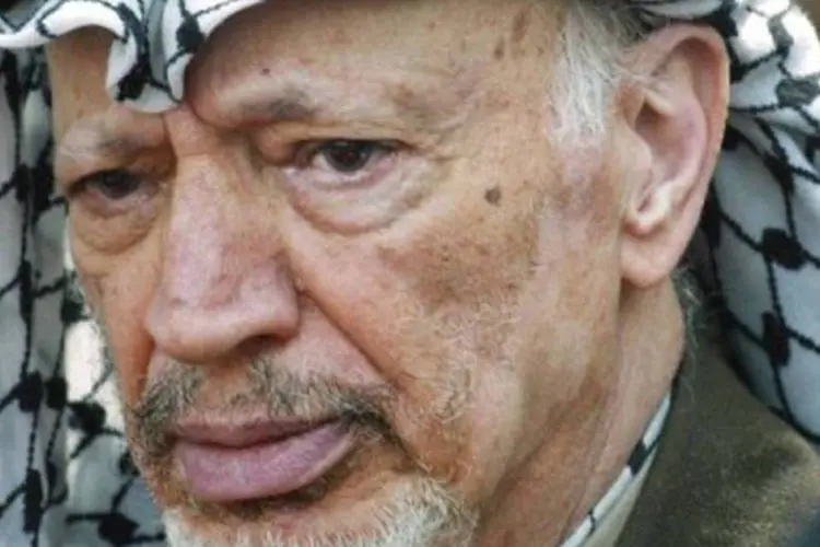 
	Os restos mortais de Yasser Arafat foram analisados por especialistas da Su&eacute;cia, Fran&ccedil;a e R&uacute;ssia
 (Thomas Coex/AFP)