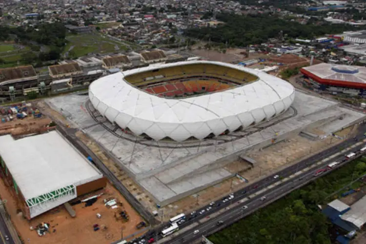 
	Arena Amaz&ocirc;nia: MME minimizou atraso no refor&ccedil;o da subesta&ccedil;&atilde;o Seringal Mirim, em Manaus
 (Bruno Kelly/Reuters)