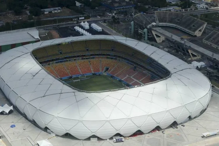 
	Arena da Amaz&ocirc;nia: Manaus lidera o ranking das cidades-sede melhor avaliadas por seus moradores
 (Andres Stapff/Reuters)