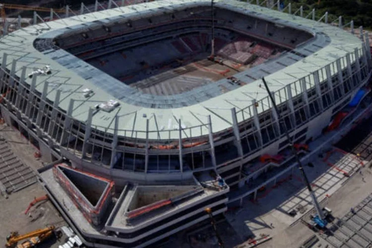 
	Depois da Arena Fonte Nova, em Salvador, que ficou nomeada como &quot;Itaipava Arena Fonte Nova&quot;, a empresa d&aacute; o nome de sua principal marca de cerveja para a Arena Pernambuco, em Recife
 (Divulgação)