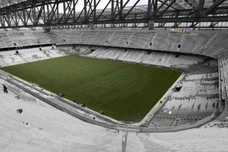 
	Arena da Baixada: o primeiro jogo-teste da Arena da Baixada est&aacute; previsto para o dia 29 de mar&ccedil;o
 (REUTERS/Rodolfo Buhrer)