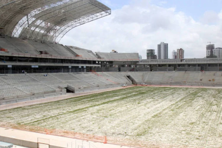 
	Arena das Dunas, em Natal: est&aacute;dio ser&aacute; inaugurado em 20 de janeiro, com a esperada presen&ccedil;a da presidente Dilma Rousseff
 (Glauber Queiroz/Portal da Copa)