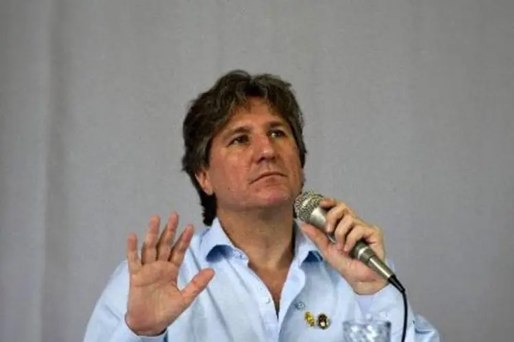 O vice-presidente da Argentina, Amado Boudou: Boudou disse estar muito tranquilo (Jose Cabezas/AFP)