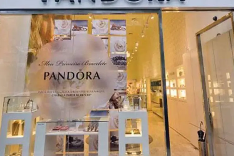Fachada da joalheria Pandora em São Paulo (Foto/Divulgação)