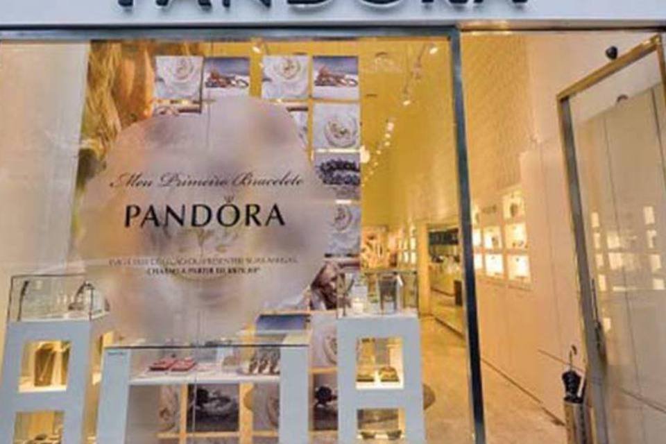 Franquia da joalheria Pandora custa a partir de R$ 600 mil