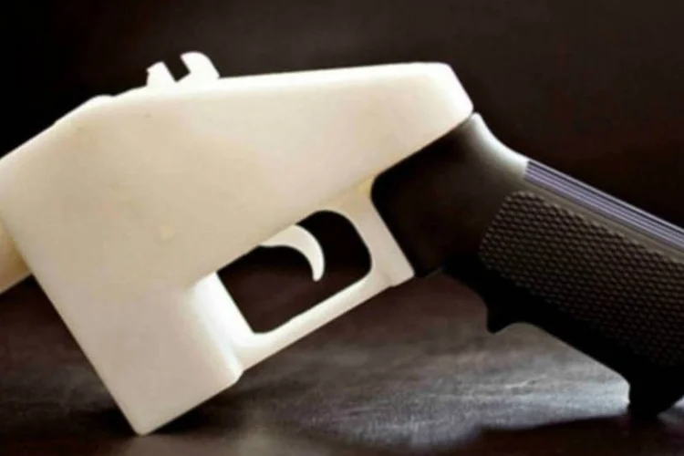 Arma feita por impressora 3D: dois protótipos da Liberatir foram comprados e serão expostos durante mostra que começou no último sábado (14) e vai até 22 de setembro (Reprodução)