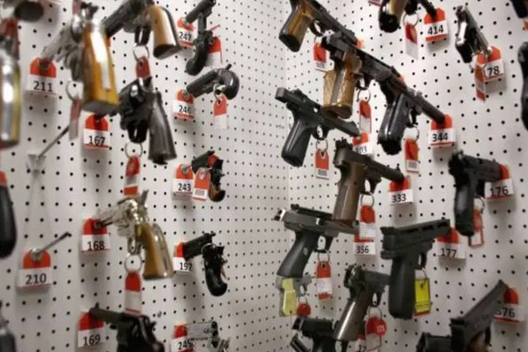 
	Armas: apesar do projeto de Obama, &nbsp;o Congresso rejeitou as propostas para restringir as vendas de certos tipos de armas
 (Getty Images)
