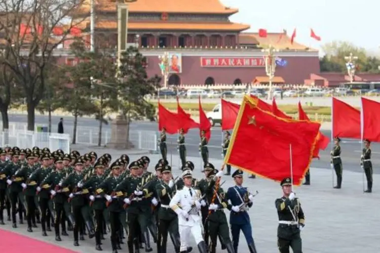 
	Ex&eacute;rcito da China: o americano permaneceu detido em uma pris&atilde;o de Tianjin&nbsp;
 (Feng Li/ Getty Images)