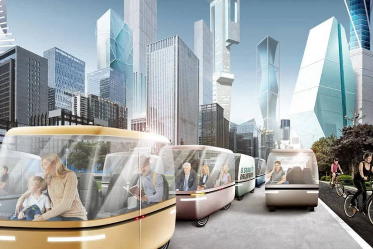 
	Cidade do futuro: os arranha-c&eacute;us ser&atilde;o minicidades controladas por intelig&ecirc;ncias artificiais
 (Divulgação/Hewden)