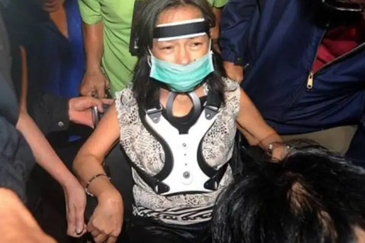 Gloria Macapagal Arroyo pode ser condenada a até 40 anos de prisão (Noel Celis/AFP)