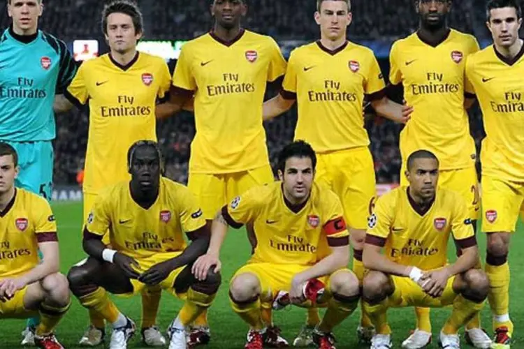 Equipe do Arsenal: entre os maiores faturamentos do futebol mundial (Getty Images)