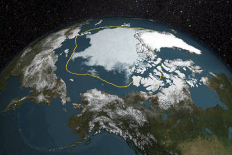Gelo do Ártico atinge quarta menor cobertura da história