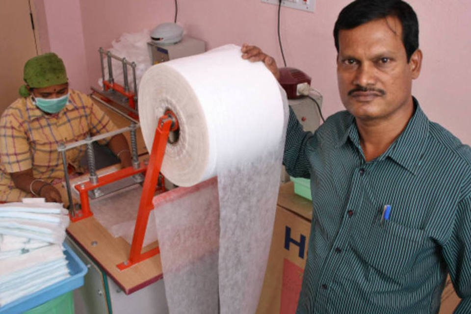 O homem que revolucionou o absorvente na Índia