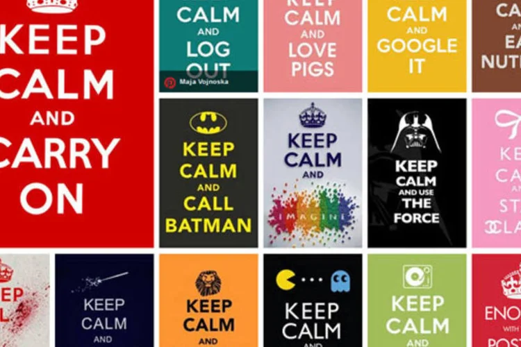 As insólitas versões inspiradas no pôster "Keep Calm and Carry On"