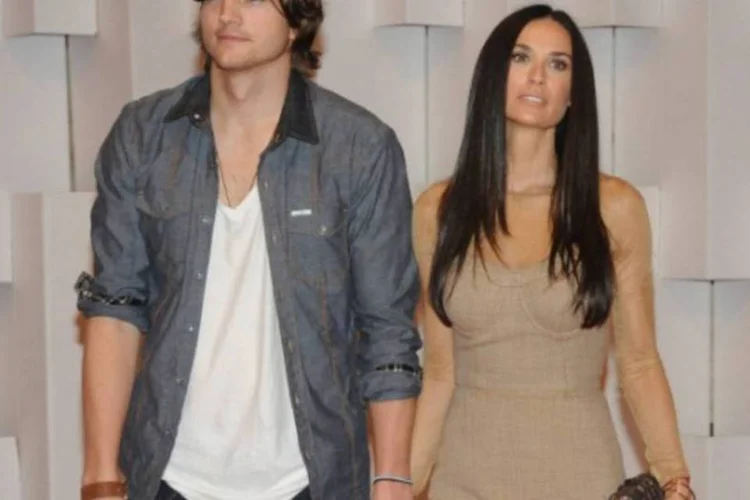 Ashton Kutcher e Demi Morre: rumores sobre a separação do casal (Cida Souza/Veja São Paulo)