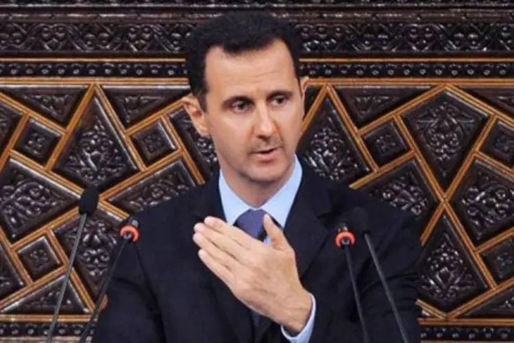 Bashar al-Assad, presidente da Síria: para o governo, a guerra contra Israel exigiu o estado de emergência (Arquivo/AFP)