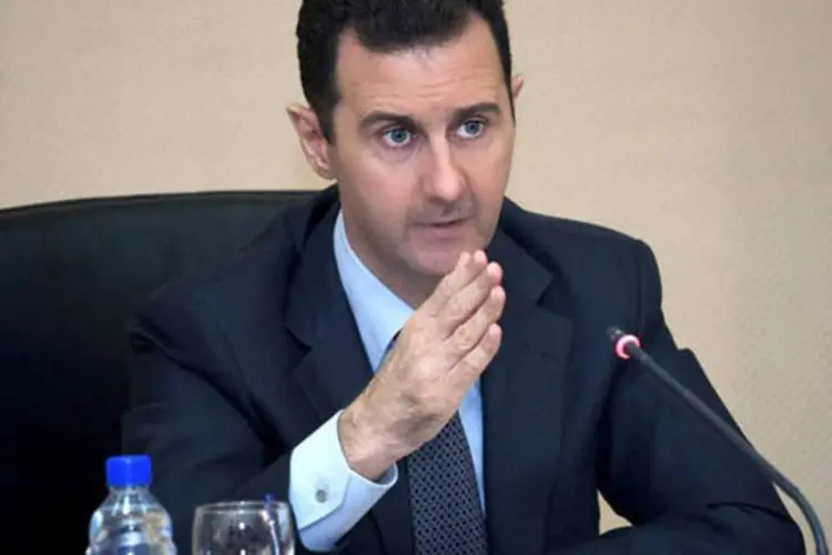 
	Trata-se da primeira declara&ccedil;&atilde;o p&uacute;blica de Assad desde os bombardeios do fim de semana, nos quais dezenas de soldados s&iacute;rios morreram
 (AFP)