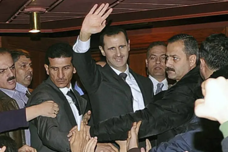 
	Presidente s&iacute;rio Bashar al-Assad: o CNS planeja &quot;o afastamento de Bashar al-Assad e das autoridades de seu regime&quot;.
 (SANA/Reuters)