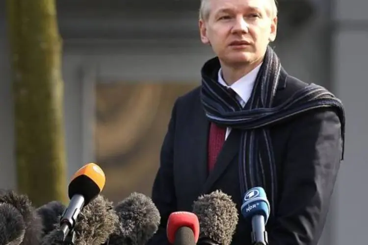 Julian Assange: almoço com o criador do WikiLeaks (Getty Images)