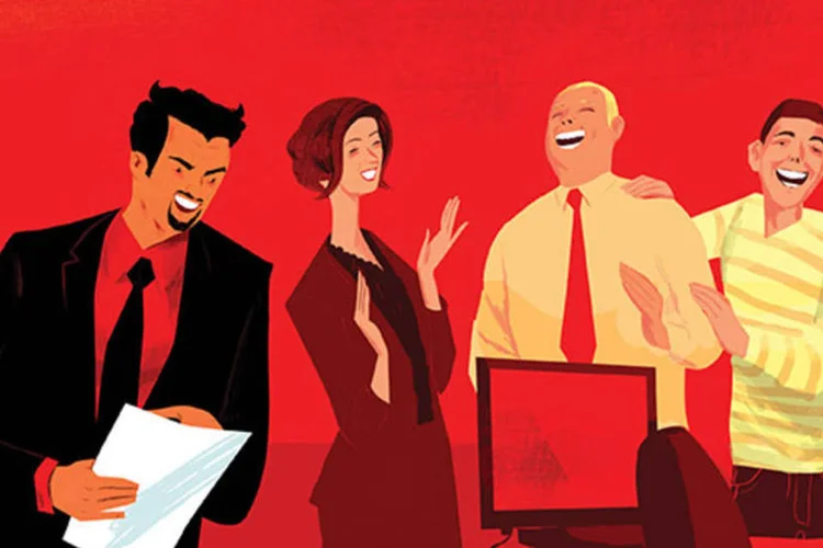 O assédio moral deve  ser considerado um acidente de trabalho? (Ilustração: Nik Neves/Divulgação)