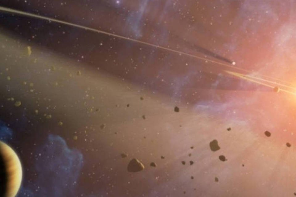Pesquisadores fizeram a datação por meio de um método de simulação numérica que, a partir de dados atuais, possibilita retroceder à época da formação dos asteroides (Reprodução/NASA/JPL-Caltech)
