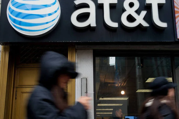 
	At&amp;t: companhia &eacute; a enpresa que mais investe no mercado americano
 (Craig Warga/Bloomberg)