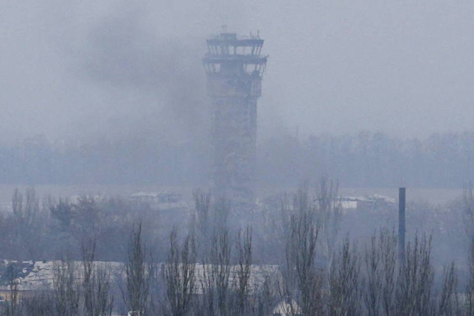 Declarado cessar-fogo no aeroporto de Donetsk