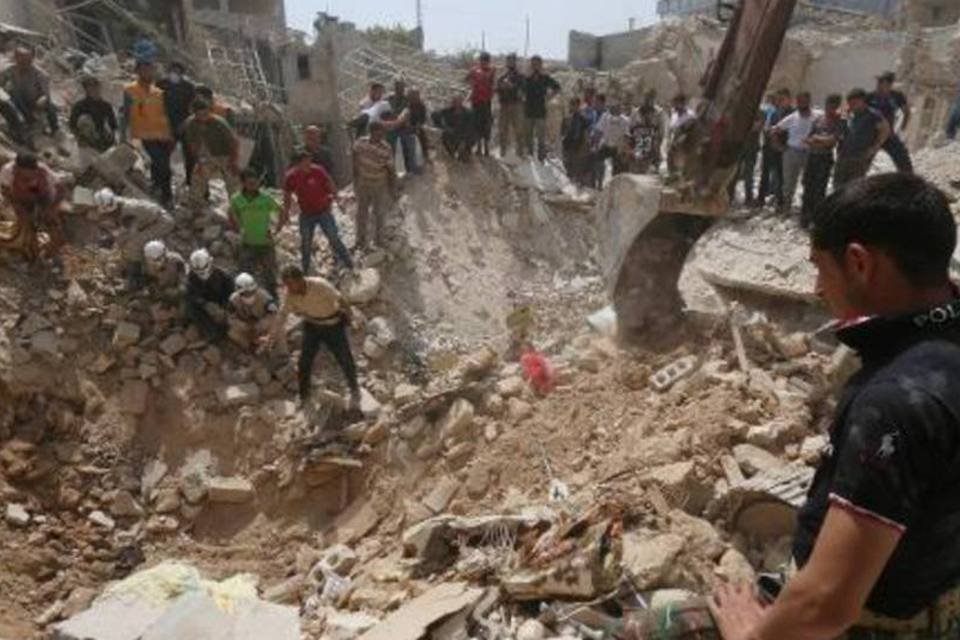 Queda de foguetes em Aleppo mata 23 e fere mais de 100