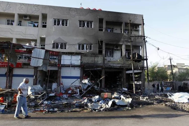 
	Explos&atilde;o em Bagd&aacute;: situa&ccedil;&atilde;o piorou desde que insurgentes liderados pelo EI iniciaram ofensiva
 (Reuters/Ahmed Saad)