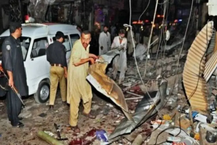 
	Ataque em Peshawar: autoridades dizem que n&uacute;mero de mortos pode aumentar devido a grande quantidade de feridos atingidos pela explos&atilde;o
 (A. Majeed/AFP)