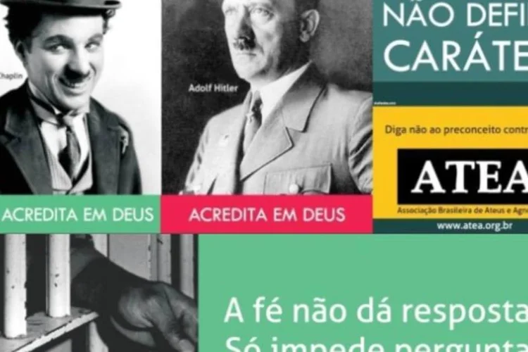 Outdoors ateístas: iniciativa é da Associação Brasileira de Ateus e Agnósticos (Atea) (Divulgação)