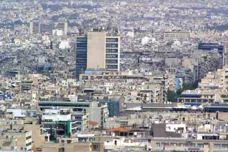 Vista aérea de Atenas (Wikimedia Commons)