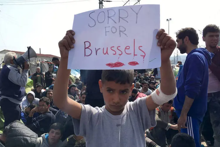 
	Bruxelas: o apelo foi feito pela ANHCR, ag&ecirc;ncia de refugiados da ONU
 (Fedja Grulovic / Reuters)