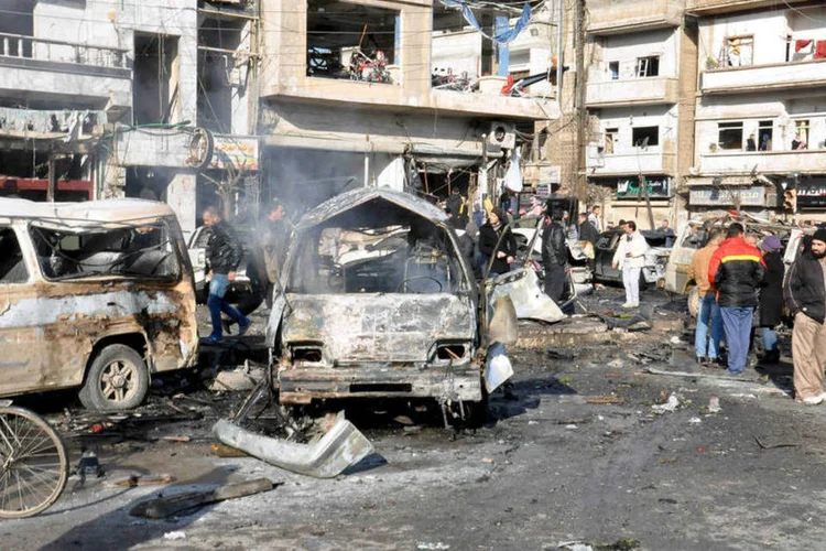 
	Homs: &quot;A maioria dos mortos e feridos &eacute; policial&quot;, destacou governador
 (Reuters)