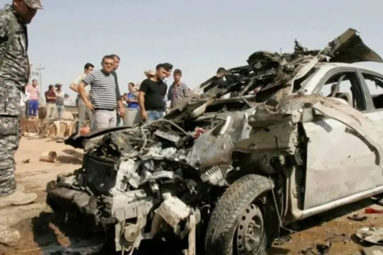 Atentado em Kirkuk, no Iraque: país tem nova ação terrorista, dessa vez na capital, com a explosão de dois carros-bomba (Ako Rasheed/Reuters)