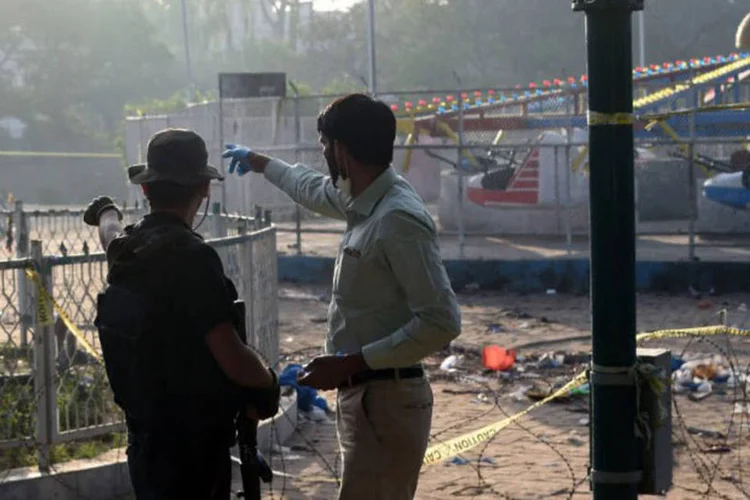 
	Atentado: o atentado, o mais violento de 2016 no Paquist&atilde;o, dinamita a sensa&ccedil;&atilde;o de melhora na seguran&ccedil;a do pa&iacute;s
 (Arif Ali / AFP)