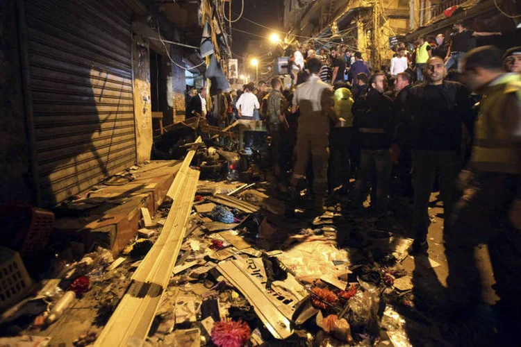 
	Atentato no L&iacute;bano: O grupo extremista Estado Isl&acirc;mico reivindicou o ataque ao predominantemente bairro xiita de Burj al-Barajneh
 (Khalil Hassan/ Reuters)