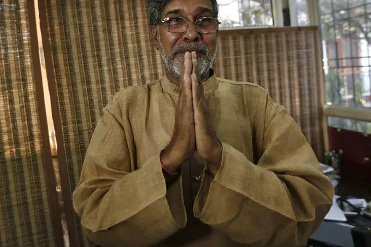 
	Kailash Satyarthi: &ldquo;O mundo foi capaz de produzir mais armas, armamentos e muni&ccedil;&atilde;o do que livros e brinquedos que s&atilde;o necess&aacute;rios para as crian&ccedil;as&rdquo;
 (Adnan Abidi/Reuters)