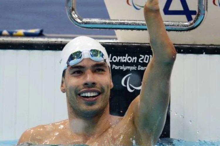 
	Daniel conseguiu seu terceiro t&iacute;tulo paral&iacute;mpico em Londres
 (Gareth Copley/Getty Images)