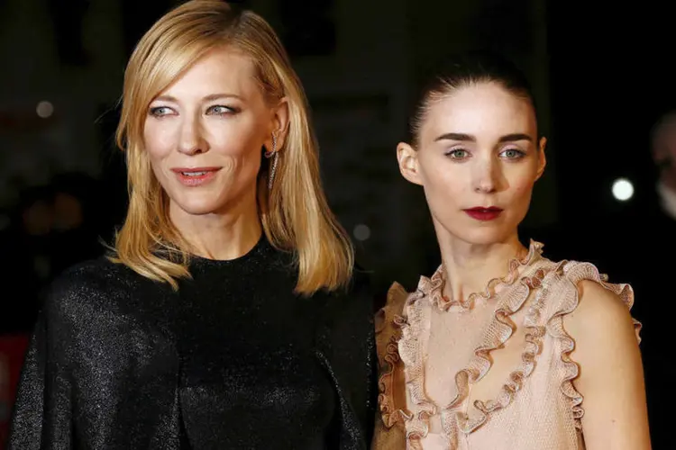 
	Cate Blanchett e Rooney Mara: pelo filme &quot;Carol&quot;, elas est&atilde;o indicadas a Melhor Atriz e Melhor Atriz Coadjuvante, respectivamente
 (Stefan Wermuth / Reuters)