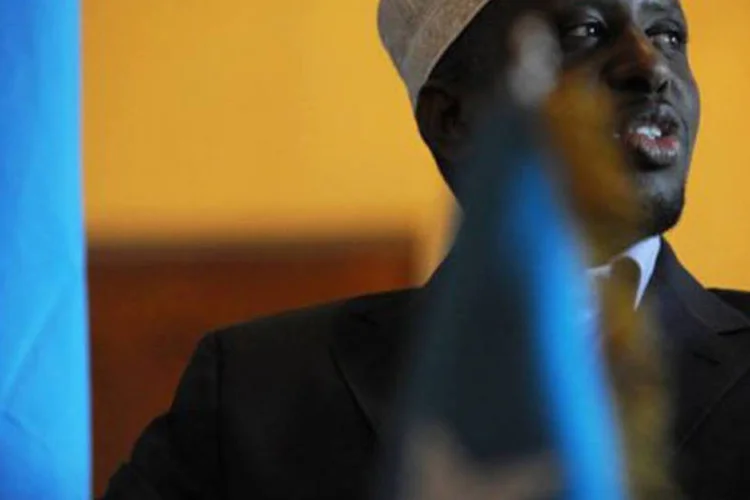 
	Atual presidente da Som&aacute;lia em foto de 2009: Sharif Sheikh Ahmed era favorito, mas foi derrotado nas elei&ccedil;&otilde;es
 (Roberto Schmidt/AFP)