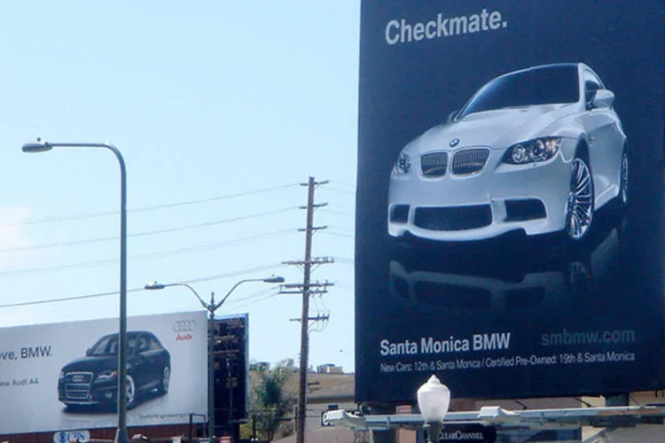 
	Audi e BMW: &quot;guerra dos outdoors&quot; mostrou que provocar, &agrave;s vezes, n&atilde;o &eacute; a melhor ideia
 (Reprodução)