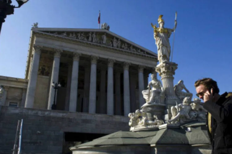 Parlamento na Áustria: o novo ministro do interior já defendeu no passado restringir o direito de manifestação (Akos Stiller/Bloomberg)