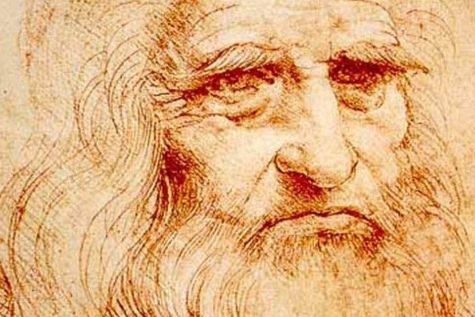 'Autoritratto' de Leonardo da Vinci é exposto pela primeira vez ao público