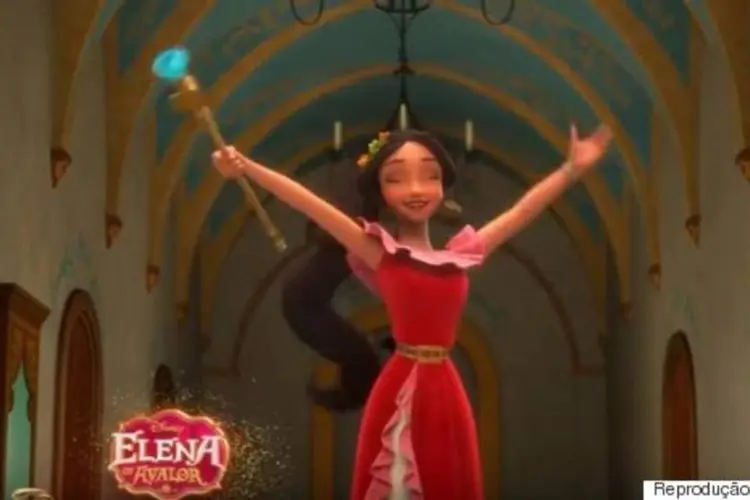 
	Elena de Avalor: o canal Disney Channel divulgou o trailer do desenho animado em que a protagonista salva seu reino de um poderoso feiticeiro
 (Reprodução/YouTube)
