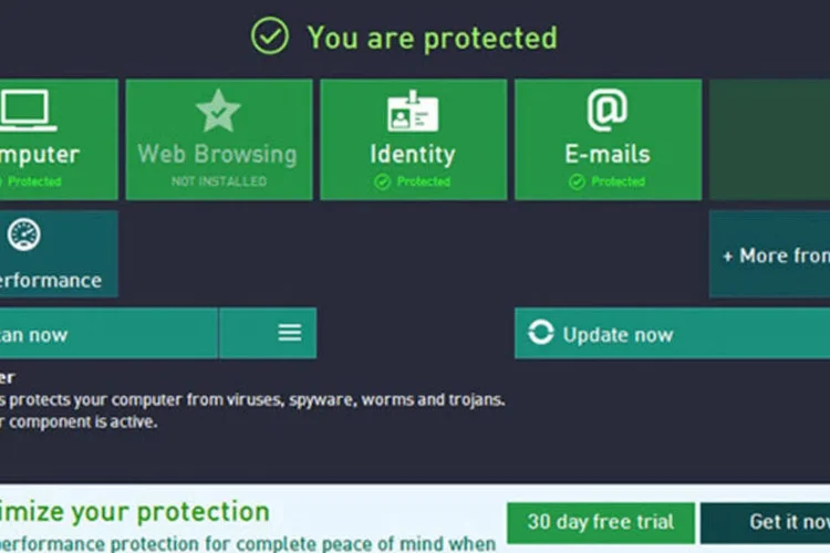 
	AVG Anti-Virus Free 2013
 (Reprodução)