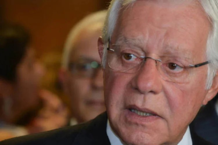 
	Moreira Franco: ministro da Secretaria de Avia&ccedil;&atilde;o Civil (SAC) recebeu nesta quarta-feira representantes do Sindicato Nacional dos Aeronautas (SNA)
 (Valter Campanato/ABr)